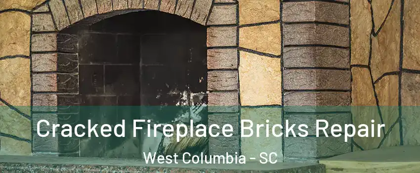  Cracked Fireplace Bricks Repair West Columbia - SC