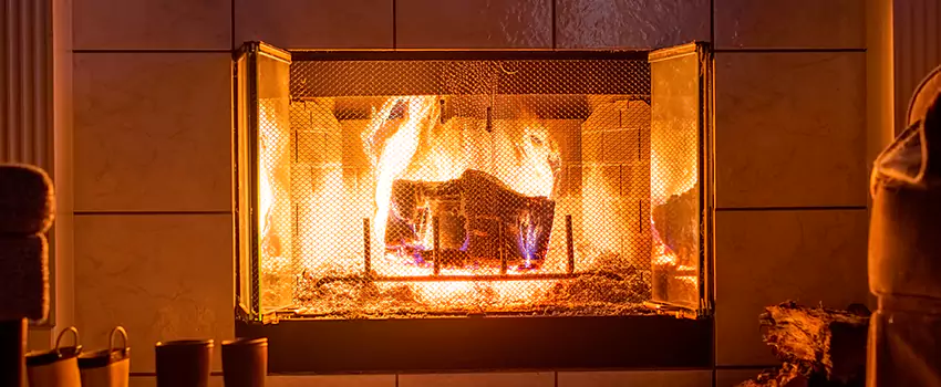 Mendota Hearth Landscape Fireplace Installation in West Columbia, South Carolina