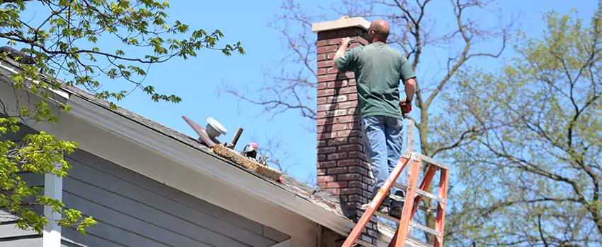 Vinyl and PVC Chimney Flashing Installation in West Columbia, SC